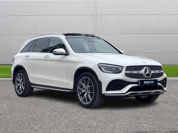 SPOTICAR Mercedes Glc 2.0 Glc300 Mhev Amg Line (premium Plus) G-tronic+ Used Car - Suv Petrol White - Selby - 1200549918_1