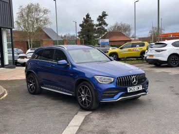 SPOTICAR Mercedes Glc 3.0 Glc43 V6 Amg (premium) G-tronic+ 4matic Euro 6 Used Car - Suv Petrol Blue - Cheltenham - 1200598859_1