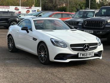 SPOTICAR Mercedes Slc 1.6 Slc180 Amg Line G-tronic Euro 6 (s/s) 2dr Used Car - Saloon Petrol White - Leicester - 1200556794_1