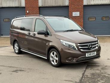SPOTICAR Mercedes Vito 2.1 119 Cdi Bluetec Sport Crew Van G-tronic+ Rwd L Used Car - Commercial Vehicle Diesel Brown - Billinghay - 1200575384_1
