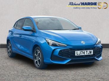 SPOTICAR Mg 3 Mg3 1.5 Hybrid+ Mhev Trophy Auto Euro 6 (s/s) 5dr Used Car - Saloon Hybrid Blue - Wallsend - 1200549084_1