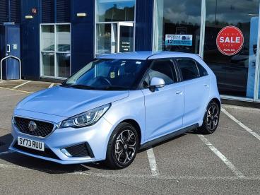 SPOTICAR Mg 3 Mg3 1.5 Vti-tech Exclusive Nav Euro 6 (s/s) 5dr Used Car - Saloon Petrol Blue - Moray - 1200565572_5