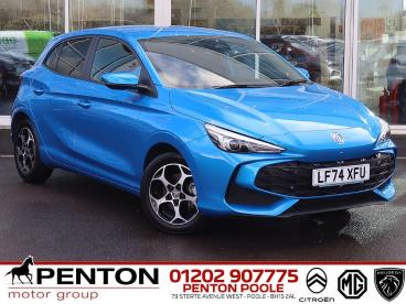 SPOTICAR Mg 3 Mg3 1.5 Hybrid+ Trophy Auto Euro 6 (s/s) 5dr Used Car - Saloon Hybrid Blue - Poole - 1200570468_1