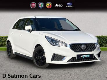 SPOTICAR Mg 3 Mg3 1.5 Vti-tech Exclusive Nav Euro 6 (s/s) 5dr Used Car - Saloon Petrol White - Colchester - 1200597221_1