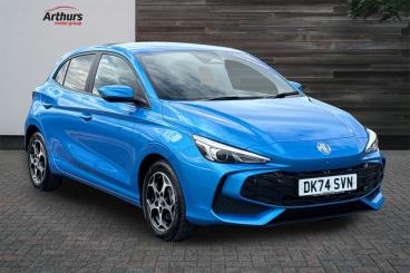 SPOTICAR Mg 3 Mg3 1.5 Hybrid+ Trophy Auto Euro 6 (s/s) 5dr Used Car - Saloon Hybrid Blue - Wrexham - 1200603366_1