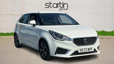 SPOTICAR Mg 3 Mg3 1.5 Vti-tech Exclusive Nav Euro 6 (s/s) 5dr Used Car - Saloon Petrol White - Redditch - 1200615971_1