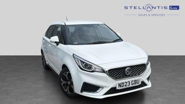 SPOTICAR Mg 3 Mg3 1.5 Vti-tech Exclusive Nav Euro 6 (s/s) 5dr Used Car - Saloon Petrol White - Salford - 1200624007_1