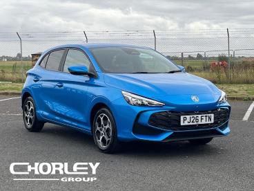 SPOTICAR Mg 3 Mg3 1.5 Hybrid+ Trophy Auto Euro 6 (s/s) 5dr Used Car - Saloon Hybrid Blue - Blackpool - 1200632223_1