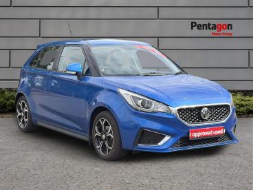 SPOTICAR Mg 3 Mg3 1.5 Vti-tech Exclusive Nav Euro 6 (s/s) 5dr Used Car - Saloon Petrol Blue - Lincoln - 1200632257_1