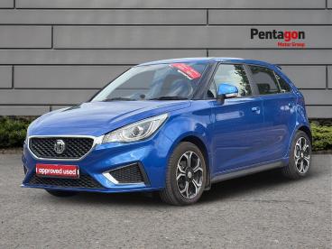 SPOTICAR Mg 3 Mg3 1.5 Vti-tech Exclusive Nav Euro 6 (s/s) 5dr Used Car - Saloon Petrol Blue - Lincoln - 1200632257_3