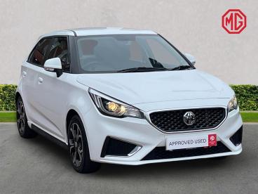 SPOTICAR Mg 3 Mg3 1.5 Vti-tech Exclusive Nav Euro 6 (s/s) 5dr Used Car - Saloon Petrol White - Dumfries - 1200638313_1