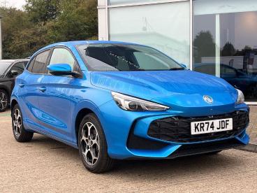 SPOTICAR Mg 3 Mg3 1.5 Hybrid+ Trophy Auto Euro 6 (s/s) 5dr Used Car - Saloon Hybrid Blue - Kettering - 1200641846_1
