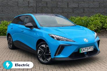 SPOTICAR Mg 4 Mg4 64kwh Trophy Long Range Auto 5dr Used Car - Saloon Electric Blue - Rugby - 1200557312_1