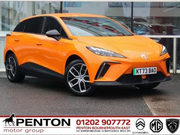SPOTICAR Mg 4 Mg4 64kwh Trophy Long Range Auto 5dr Used Car - Saloon Electric Orange - Christchurch - 1200586331_1