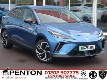 SPOTICAR Mg 4 Mg4 64kwh Premium Long Range Auto 5dr Used Car - Saloon Electric Blue - Poole - 1200617654_1