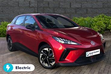 SPOTICAR Mg 4 Mg4 64kwh Se Long Range Auto 5dr Used Car - Saloon Electric Red - Rugby - 1200641820_1