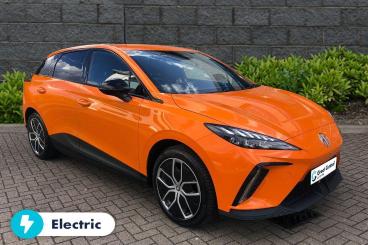 SPOTICAR Mg 4 Mg4 64kwh Trophy Long Range Auto 5dr Used Car - Saloon Electric Orange - Rugby - 1200641821_1