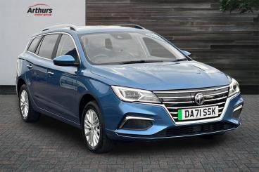 SPOTICAR Mg 5 Mg5 61.1kwh Exclusive Long Range Auto 5dr Used Car - Estate Electric Blue - Wrexham - 1200561157_1