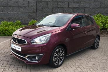 SPOTICAR Mitsubishi Mirage 1.2 Juro Euro 6 (s/s) 5dr Used Car - Saloon Petrol Purple - Rugby - 1200640290_2
