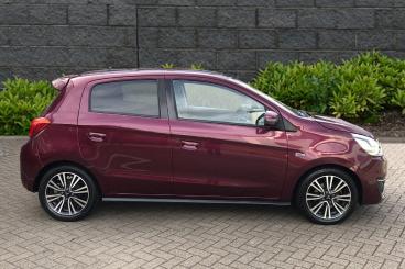 SPOTICAR Mitsubishi Mirage 1.2 Juro Euro 6 (s/s) 5dr Used Car - Saloon Petrol Purple - Rugby - 1200640290_3