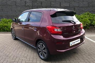 SPOTICAR Mitsubishi Mirage 1.2 Juro Euro 6 (s/s) 5dr Used Car - Saloon Petrol Purple - Rugby - 1200640290_4