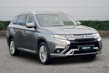SPOTICAR Mitsubishi Outlander 2.4h Twinmotor 13.8kwh Design Cvt 4wd Euro 6 (s/s) Used Car - Suv Plug-in Hybrid Grey - Cannock - 1200566467_1