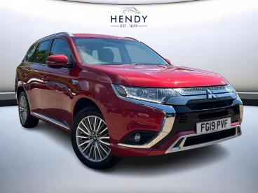 SPOTICAR Mitsubishi Outlander 2.4h Twinmotor 13.8kwh Juro Cvt 4wd Euro 6 (s/s) 5 Used Car - Suv Plug-in Hybrid Red - Tonbridge - 1200601691_1