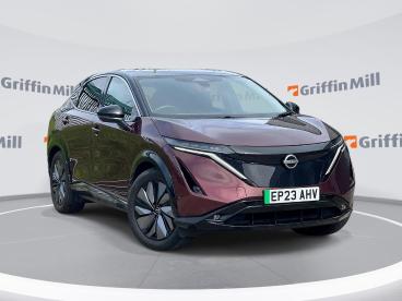 SPOTICAR Nissan Ariya 63kwh Evolve Auto 5dr 7.4kw Charger Used Car - Suv Electric Red - Pontypridd - 1200609596_1