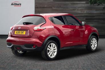 SPOTICAR Nissan Juke 1.6 N-connecta Xtron Euro 6 5dr Used Car - Suv Petrol Red - Wrexham - 1200529630_3