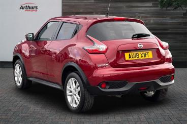SPOTICAR Nissan Juke 1.6 N-connecta Xtron Euro 6 5dr Used Car - Suv Petrol Red - Wrexham - 1200529630_5