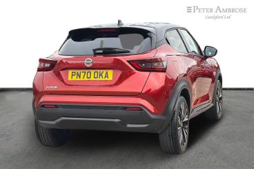 SPOTICAR Nissan Juke 1.0 Dig-t Tekna+ Dct Auto Euro 6 (s/s) 5dr Used Car - Suv Petrol Red - Castleford - 1200547142_3