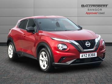 SPOTICAR Nissan Juke 1.0 Dig-t N-connecta Euro 6 (s/s) 5dr Used Car - Suv Petrol Red - Bangor - 1200549211_1