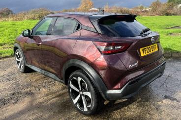 SPOTICAR Nissan Juke 1.0 Dig-t Tekna Dct Auto Euro 6 (s/s) 5dr Used Car - Suv Petrol Red - Bridgend - 1200554075_3