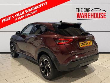 SPOTICAR Nissan Juke 1.0 Dig-t 114 N-connecta 5dr Used Car - Suv Petrol Red - Bridgend - 1200557113_2
