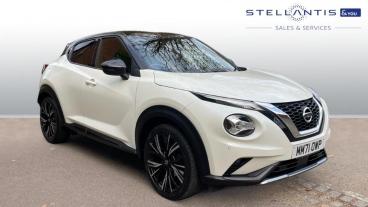 SPOTICAR Nissan Juke 1.0 Dig-t Tekna+ Euro 6 (s/s) 5dr Used Car - Suv Petrol White - Hatfield - 1200557720_1