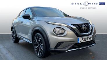 SPOTICAR Nissan Juke 1.0 Dig-t Tekna+ Dct Auto Euro 6 (s/s) 5dr Used Car - Suv Petrol Blue - Walton On Thames - 1200559826_1