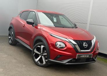 SPOTICAR Nissan Juke 1.0 Dig-t Tekna Euro 6 (s/s) 5dr Used Car - Suv Petrol Red - Darlington - 1200573911_1