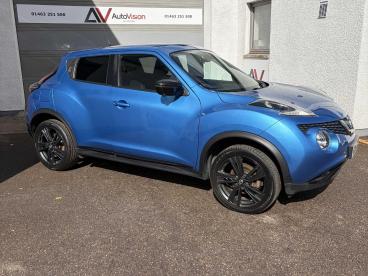 SPOTICAR Nissan Juke 1.6 Tekna Xtron Euro 6 5dr Used Car - Suv Petrol Blue - Inverness - 1200585330_1