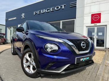 SPOTICAR Nissan Juke 1.0 Dig-t N-connecta Euro 6 (s/s) 5dr Used Car - Suv Petrol Blue - Ryde - 1200585915_1
