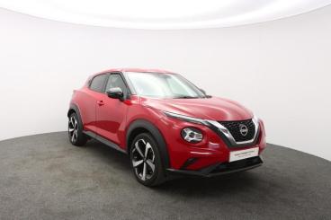 SPOTICAR Nissan Juke 1.0 Dig-t Tekna Euro 6 (s/s) 5dr Used Car - Suv Petrol Red - Truro - 1200590030_1
