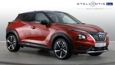 SPOTICAR Nissan Juke 1.6 Tekna+ Auto Euro 6 5dr Used Car - Suv Hybrid Red - Birmingham - 1200590273_1