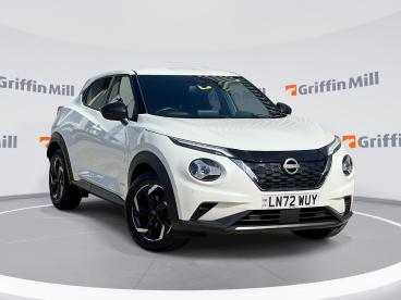 SPOTICAR Nissan Juke 1.6 N-connecta Auto Euro 6 5dr Used Car - Suv Hybrid White - Pontypridd - 1200593664_1