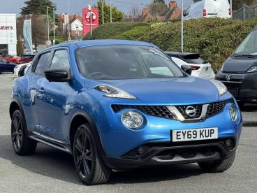 SPOTICAR Nissan Juke 1.6 Tekna Xtron Euro 6 5dr Used Car - Suv Petrol Blue - Colwyn Bay - 1200595316_1