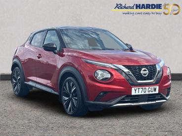 SPOTICAR Nissan Juke 1.0 Dig-t Tekna+ Euro 6 (s/s) 5dr Used Car - Suv Petrol Red - Wallsend - 1200600916_1