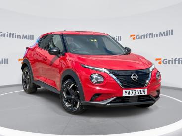 SPOTICAR Nissan Juke 1.6 N-connecta Auto Euro 6 5dr Used Car - Suv Hybrid Red - Pontypridd - 1200609603_1
