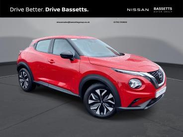 SPOTICAR Nissan Juke 1.0 Dig-t Acenta Euro 6 (s/s) 5dr Used Car - Suv Petrol Red - Camarthen - 1200610587_1