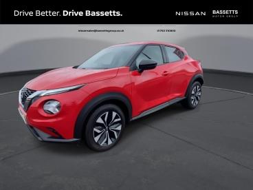 SPOTICAR Nissan Juke 1.0 Dig-t Acenta Euro 6 (s/s) 5dr Used Car - Suv Petrol Red - Camarthen - 1200610587_4