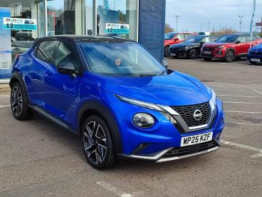 SPOTICAR Nissan Juke 1.0 Dig-t Tekna+ Dct Auto Euro 6 (s/s) 5dr Used Car - Suv Petrol Blue - Moray - 1200612972_1