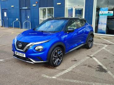 SPOTICAR Nissan Juke 1.0 Dig-t Tekna+ Dct Auto Euro 6 (s/s) 5dr Used Car - Suv Petrol Blue - Moray - 1200612972_3
