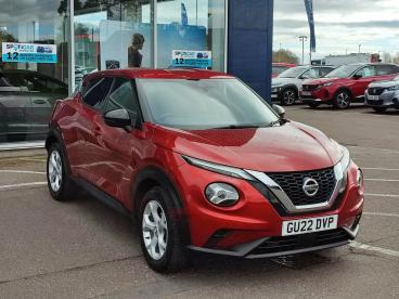 SPOTICAR Nissan Juke 1.0 Dig-t N-connecta Euro 6 (s/s) 5dr Used Car - Suv Petrol Red - Moray - 1200612980_1